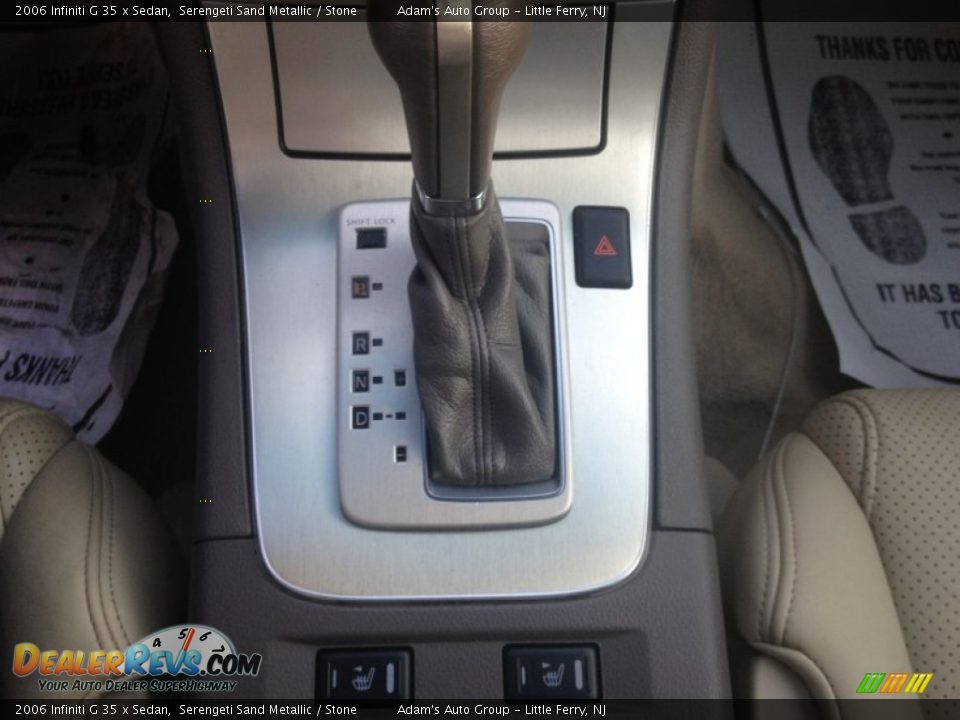 2006 Infiniti G 35 x Sedan Serengeti Sand Metallic / Stone Photo #18