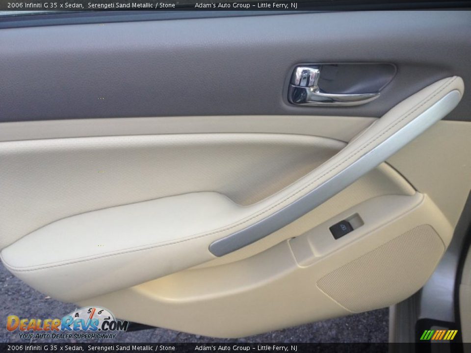 2006 Infiniti G 35 x Sedan Serengeti Sand Metallic / Stone Photo #19