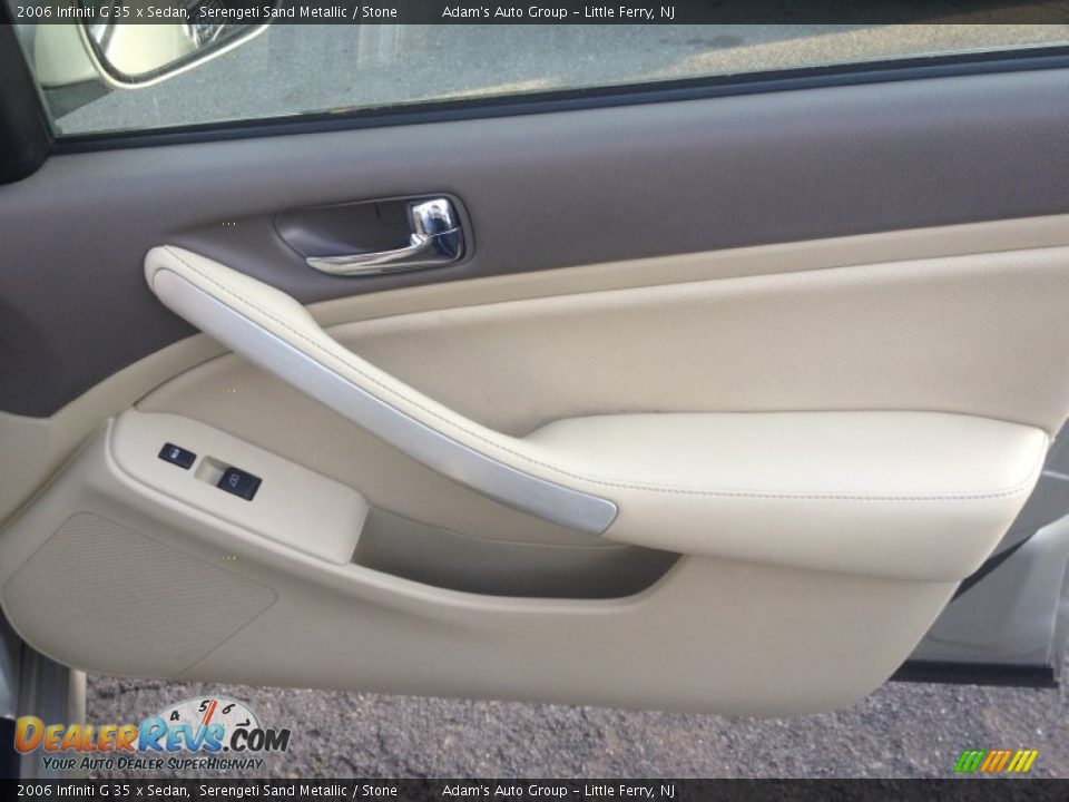 2006 Infiniti G 35 x Sedan Serengeti Sand Metallic / Stone Photo #21
