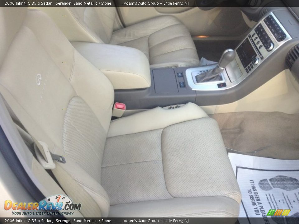 2006 Infiniti G 35 x Sedan Serengeti Sand Metallic / Stone Photo #22