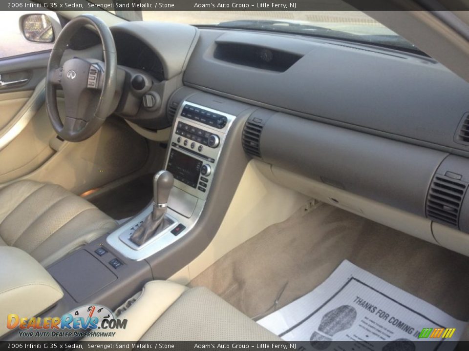 2006 Infiniti G 35 x Sedan Serengeti Sand Metallic / Stone Photo #23