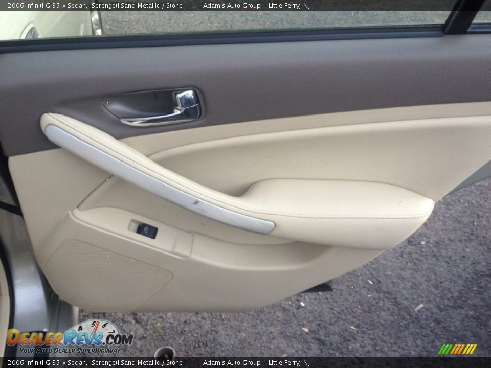 2006 Infiniti G 35 x Sedan Serengeti Sand Metallic / Stone Photo #24
