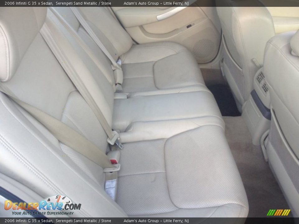 2006 Infiniti G 35 x Sedan Serengeti Sand Metallic / Stone Photo #25
