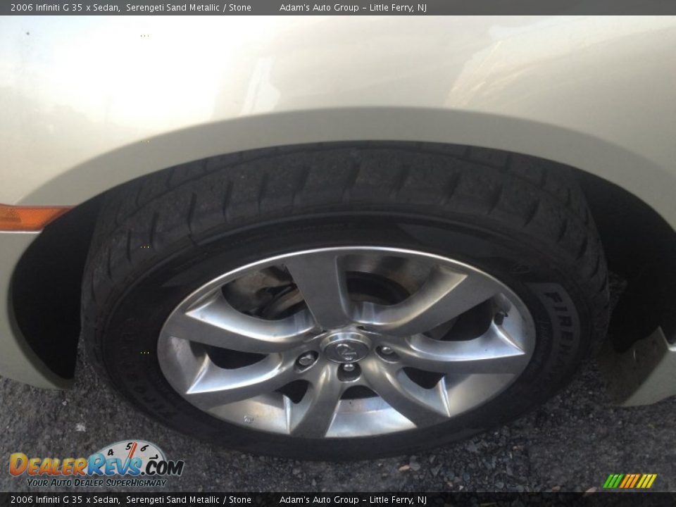 2006 Infiniti G 35 x Sedan Serengeti Sand Metallic / Stone Photo #29