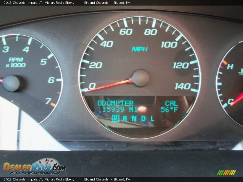 2013 Chevrolet Impala LT Victory Red / Ebony Photo #15