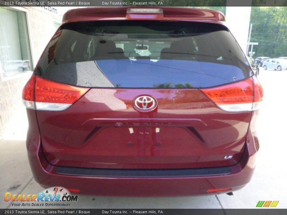 2013 Toyota Sienna LE Salsa Red Pearl / Bisque Photo #3