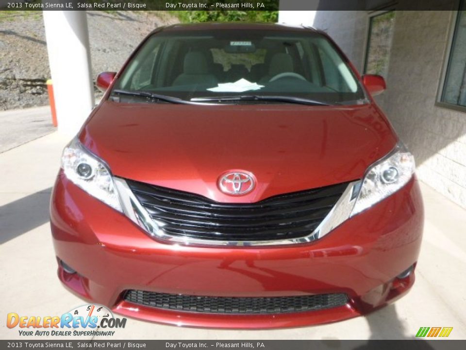 2013 Toyota Sienna LE Salsa Red Pearl / Bisque Photo #6