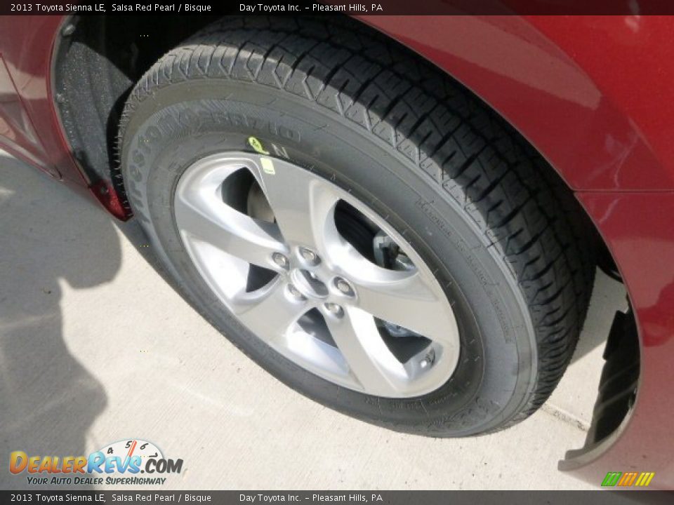 2013 Toyota Sienna LE Salsa Red Pearl / Bisque Photo #8