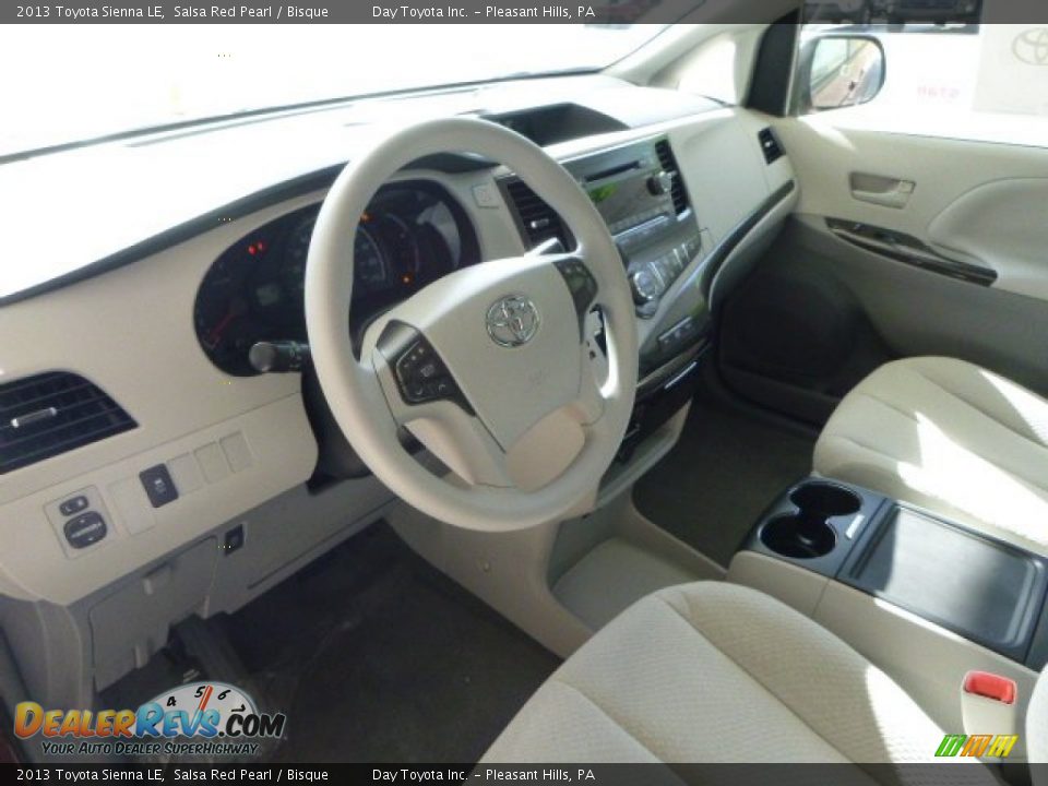 2013 Toyota Sienna LE Salsa Red Pearl / Bisque Photo #17
