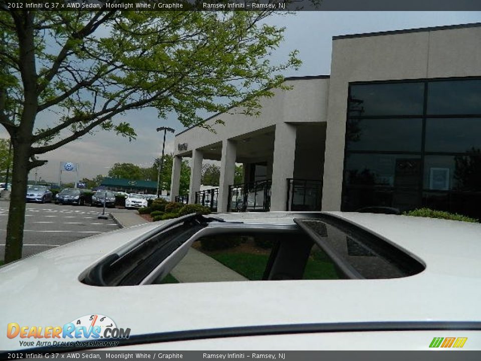 2012 Infiniti G 37 x AWD Sedan Moonlight White / Graphite Photo #3