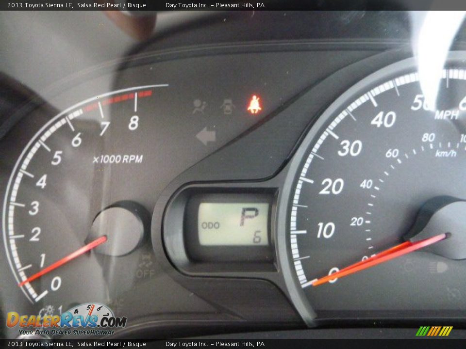 2013 Toyota Sienna LE Salsa Red Pearl / Bisque Photo #19