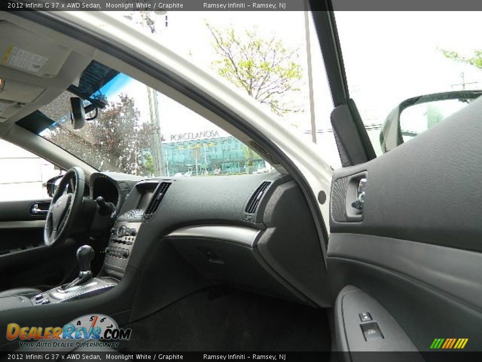 2012 Infiniti G 37 x AWD Sedan Moonlight White / Graphite Photo #14