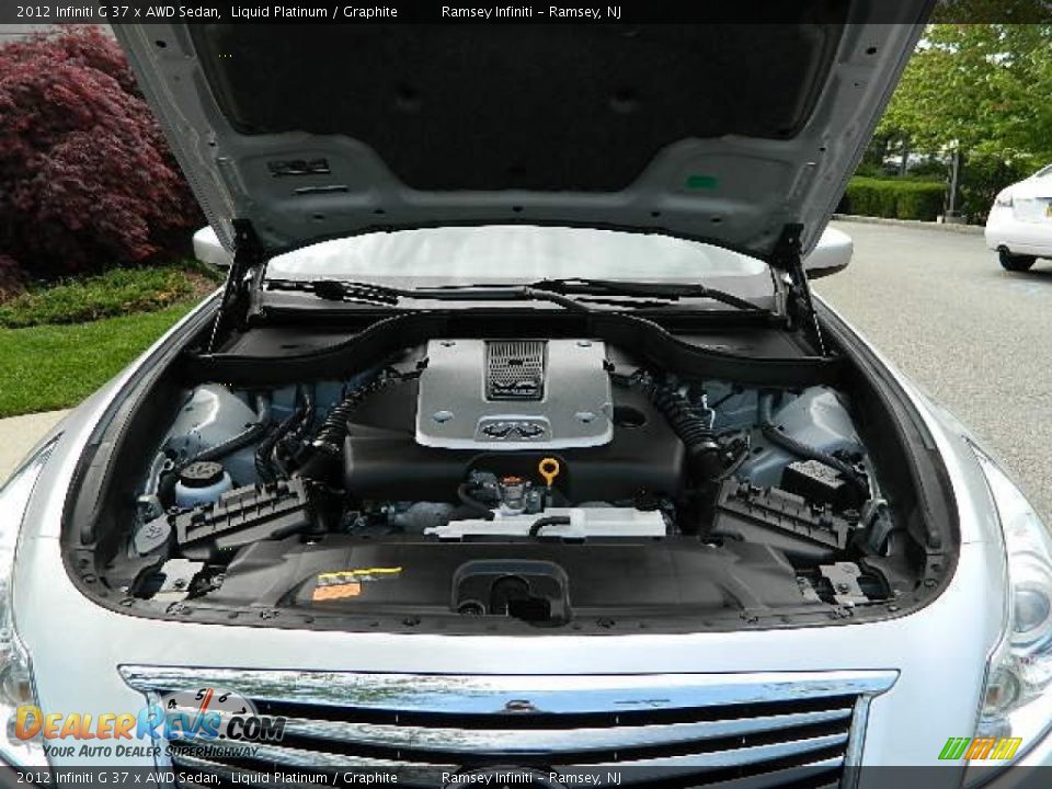2012 Infiniti G 37 x AWD Sedan Liquid Platinum / Graphite Photo #9