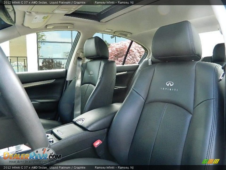 2012 Infiniti G 37 x AWD Sedan Liquid Platinum / Graphite Photo #11
