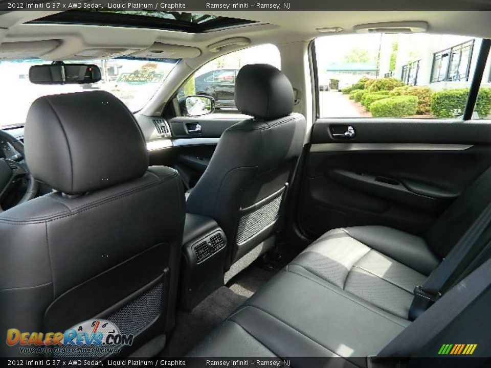2012 Infiniti G 37 x AWD Sedan Liquid Platinum / Graphite Photo #12