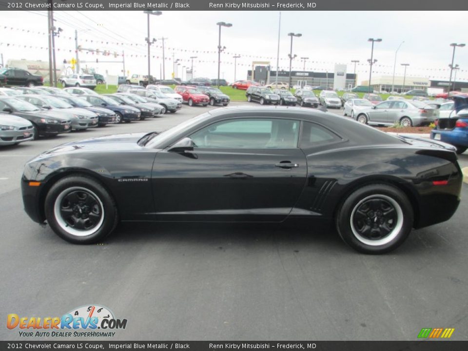 2012 Chevrolet Camaro LS Coupe Imperial Blue Metallic / Black Photo #4