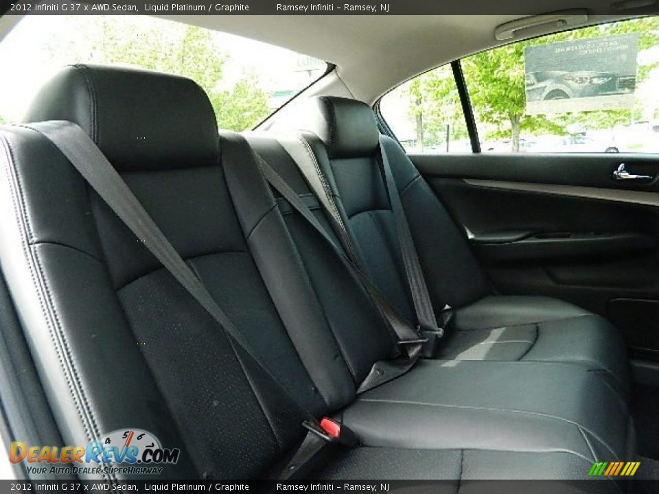 2012 Infiniti G 37 x AWD Sedan Liquid Platinum / Graphite Photo #14