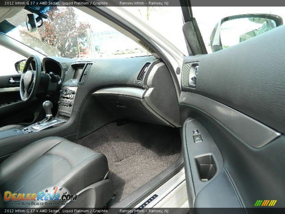2012 Infiniti G 37 x AWD Sedan Liquid Platinum / Graphite Photo #15