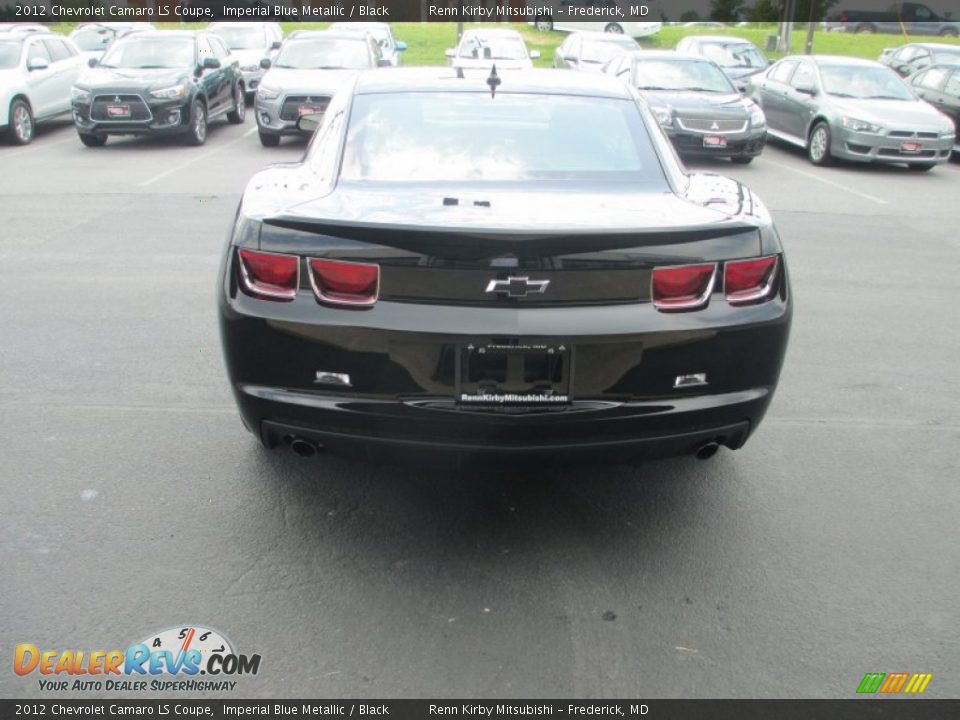 2012 Chevrolet Camaro LS Coupe Imperial Blue Metallic / Black Photo #6