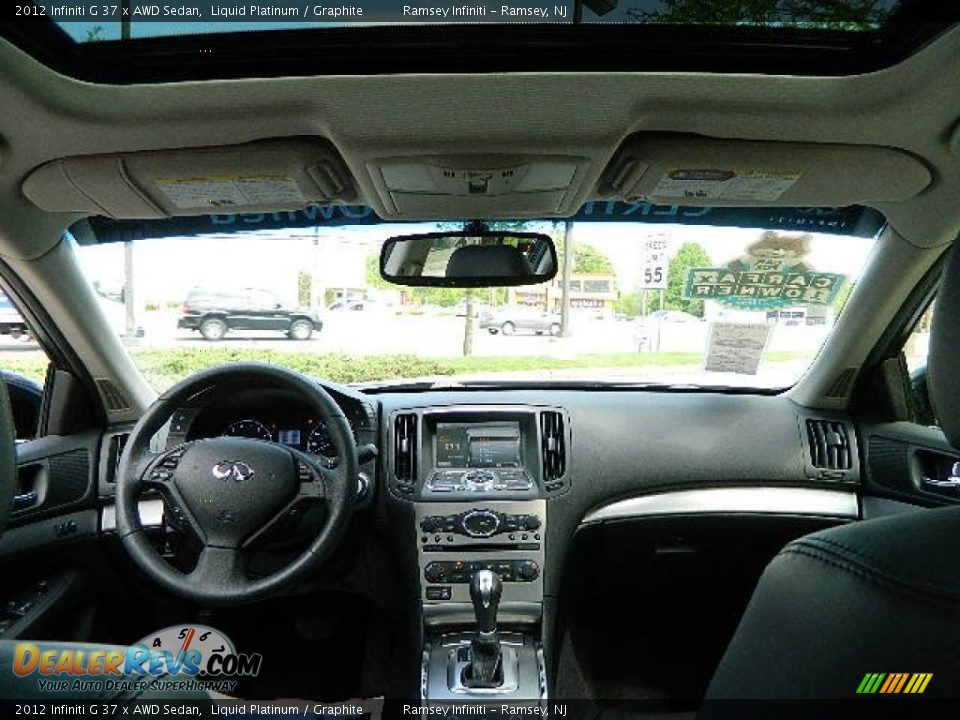 2012 Infiniti G 37 x AWD Sedan Liquid Platinum / Graphite Photo #16
