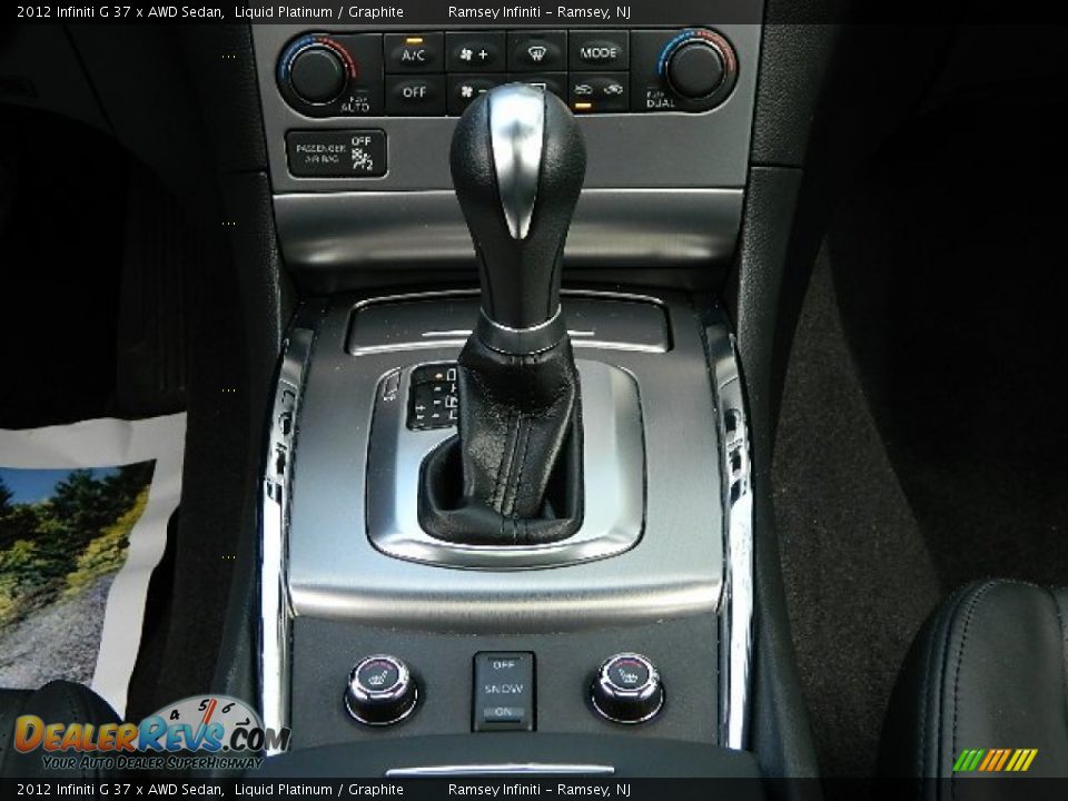 2012 Infiniti G 37 x AWD Sedan Shifter Photo #21