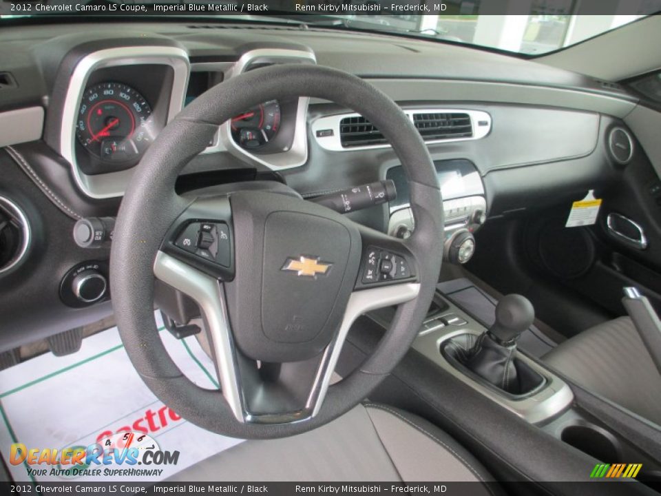 2012 Chevrolet Camaro LS Coupe Imperial Blue Metallic / Black Photo #11