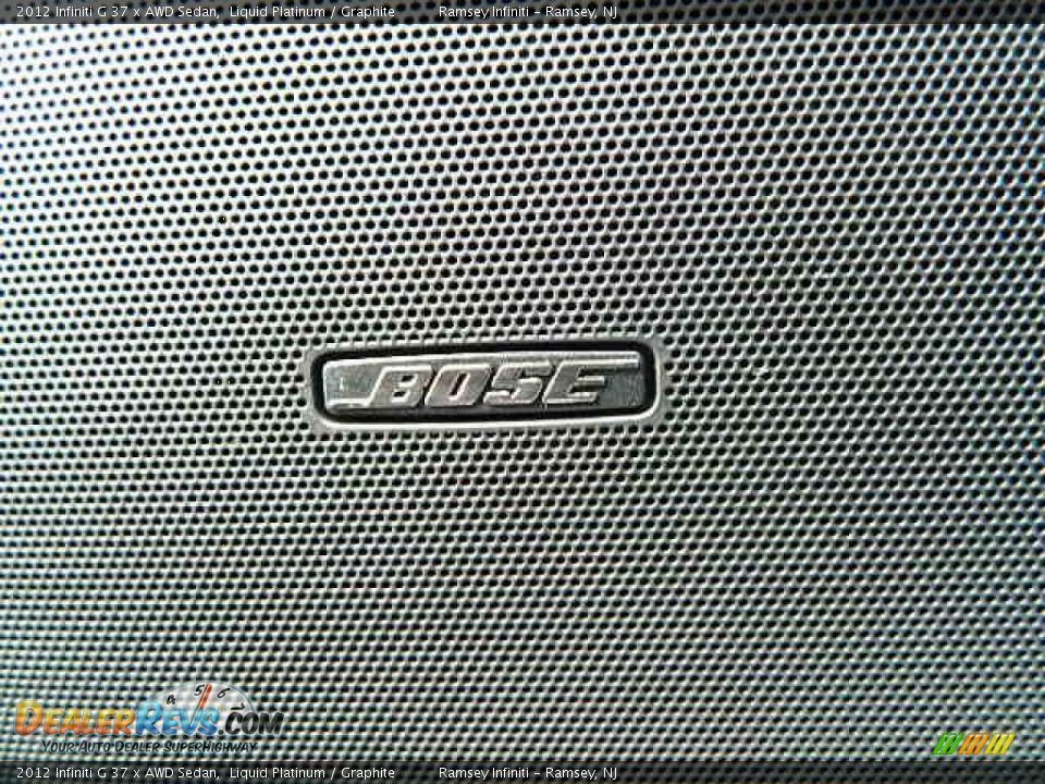 Audio System of 2012 Infiniti G 37 x AWD Sedan Photo #23