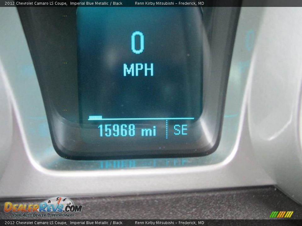 2012 Chevrolet Camaro LS Coupe Imperial Blue Metallic / Black Photo #17