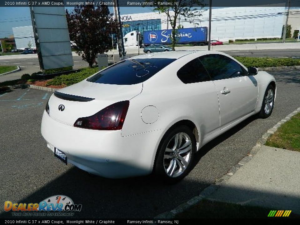 2010 Infiniti G 37 x AWD Coupe Moonlight White / Graphite Photo #6