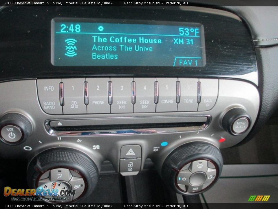 2012 Chevrolet Camaro LS Coupe Imperial Blue Metallic / Black Photo #22