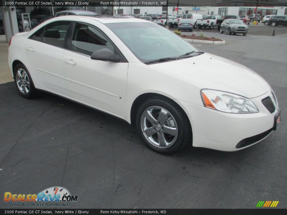 2006 Pontiac G6 GT Sedan Ivory White / Ebony Photo #1