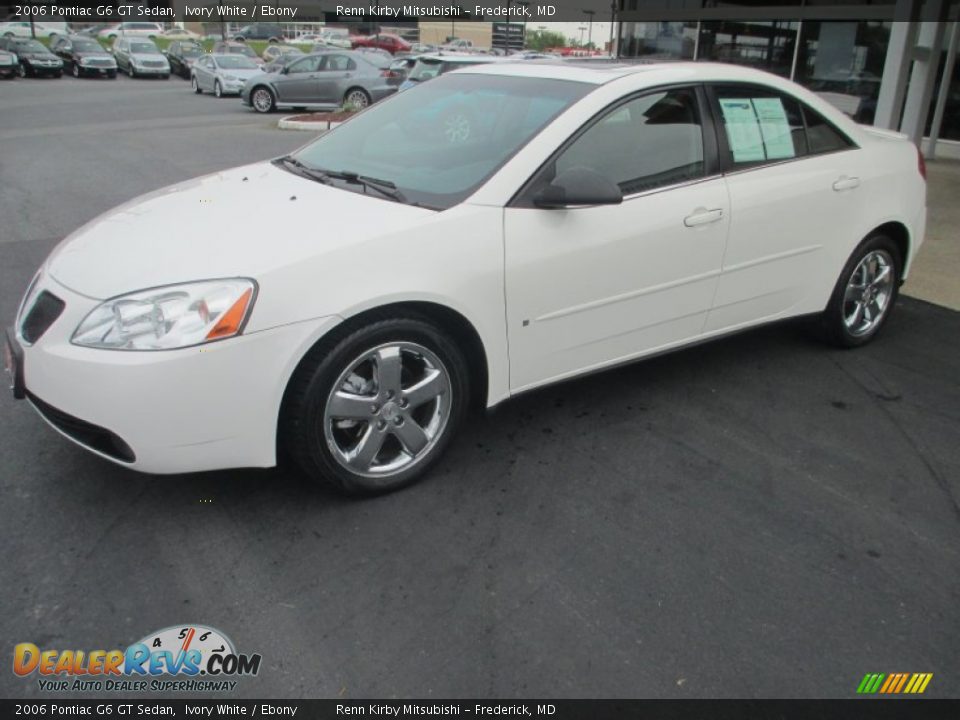 2006 Pontiac G6 GT Sedan Ivory White / Ebony Photo #3