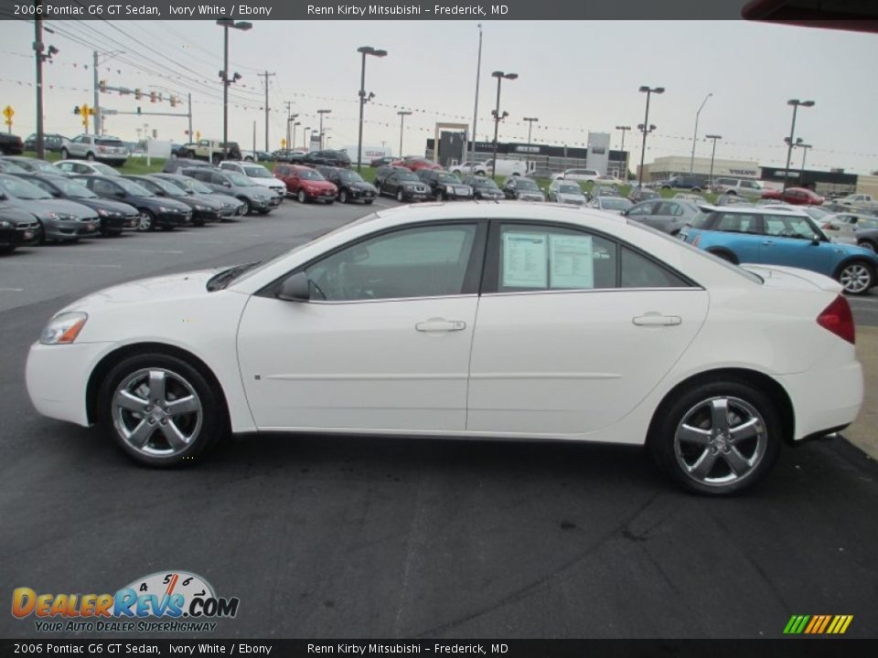2006 Pontiac G6 GT Sedan Ivory White / Ebony Photo #4