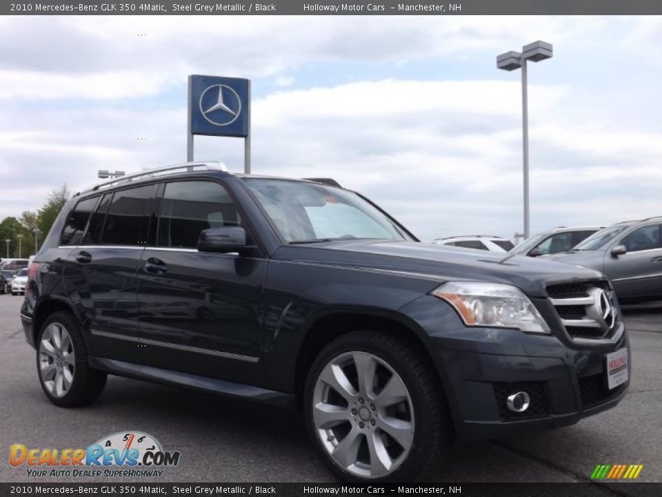 2010 Mercedes-Benz GLK 350 4Matic Steel Grey Metallic / Black Photo #3