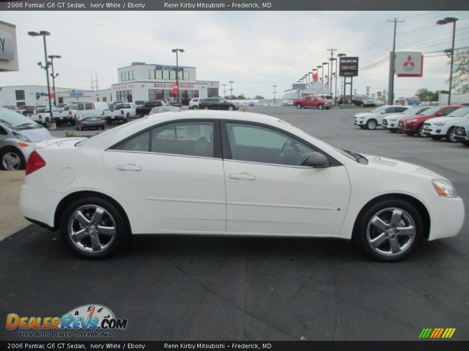 2006 Pontiac G6 GT Sedan Ivory White / Ebony Photo #8