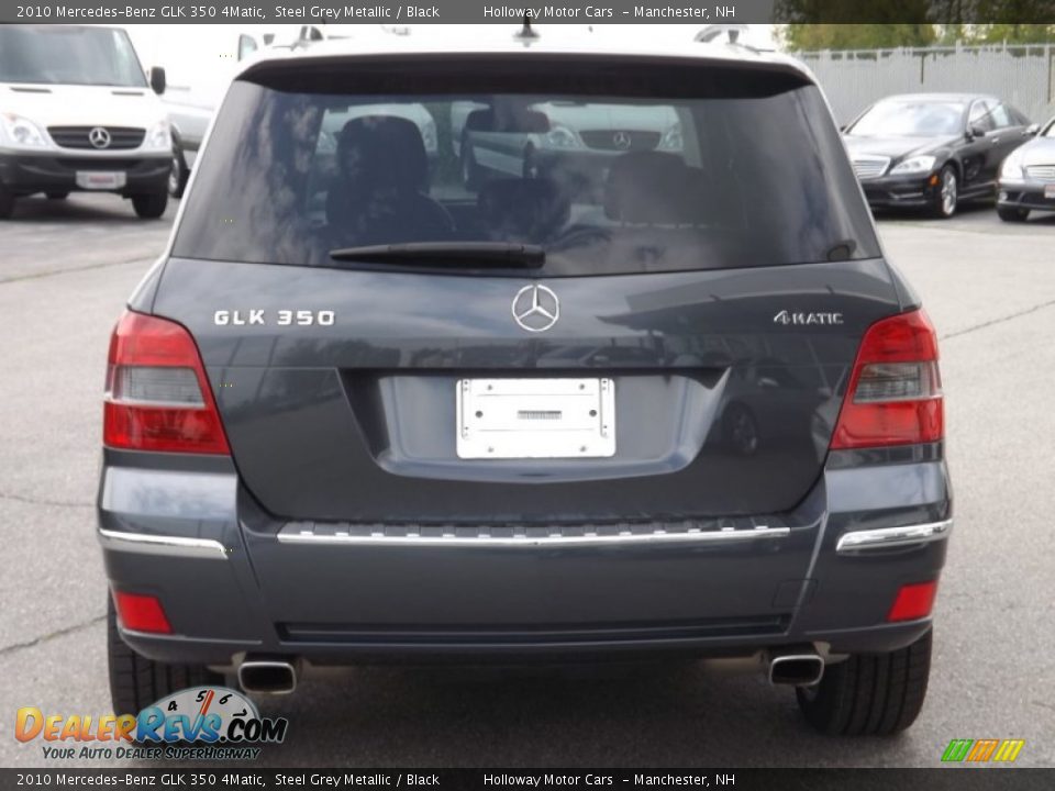 2010 Mercedes-Benz GLK 350 4Matic Steel Grey Metallic / Black Photo #4
