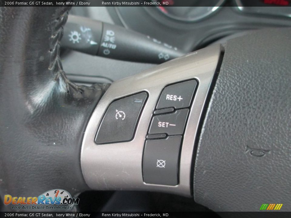 2006 Pontiac G6 GT Sedan Ivory White / Ebony Photo #13