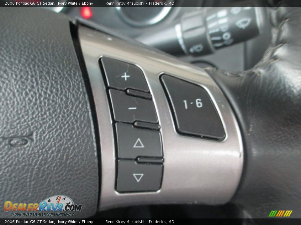 2006 Pontiac G6 GT Sedan Ivory White / Ebony Photo #14