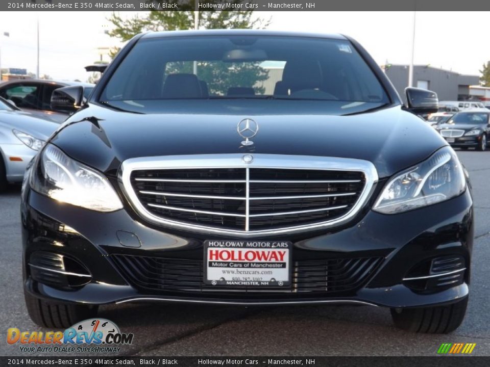 2014 Mercedes-Benz E 350 4Matic Sedan Black / Black Photo #2