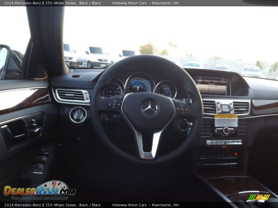 2014 Mercedes-Benz E 350 4Matic Sedan Black / Black Photo #6
