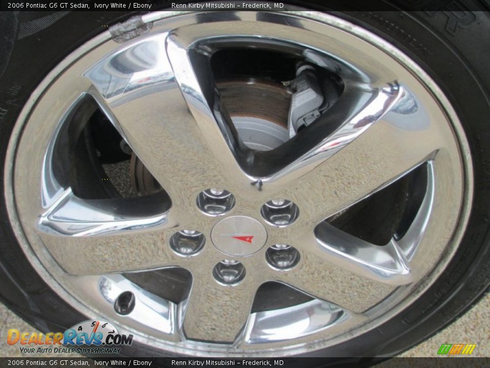 2006 Pontiac G6 GT Sedan Ivory White / Ebony Photo #25