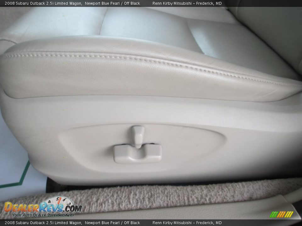 2008 Subaru Outback 2.5i Limited Wagon Newport Blue Pearl / Off Black Photo #13