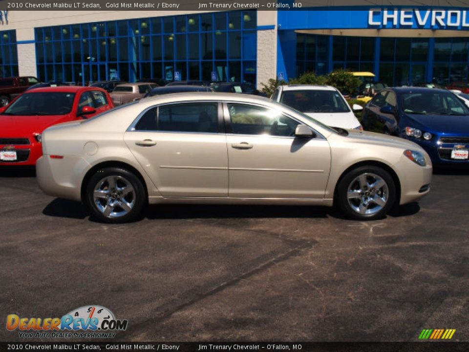 2010 Chevrolet Malibu LT Sedan Gold Mist Metallic / Ebony Photo #1