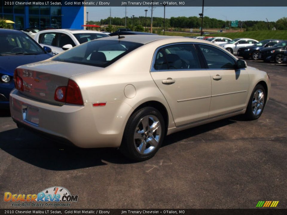 2010 Chevrolet Malibu LT Sedan Gold Mist Metallic / Ebony Photo #3