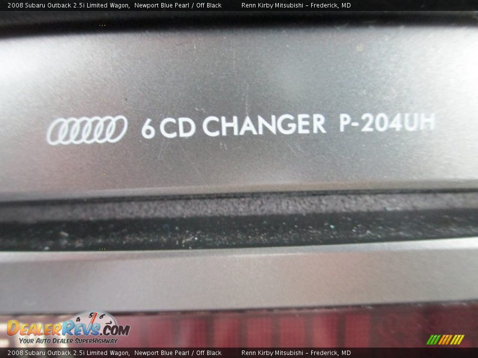 Audio System of 2008 Subaru Outback 2.5i Limited Wagon Photo #21