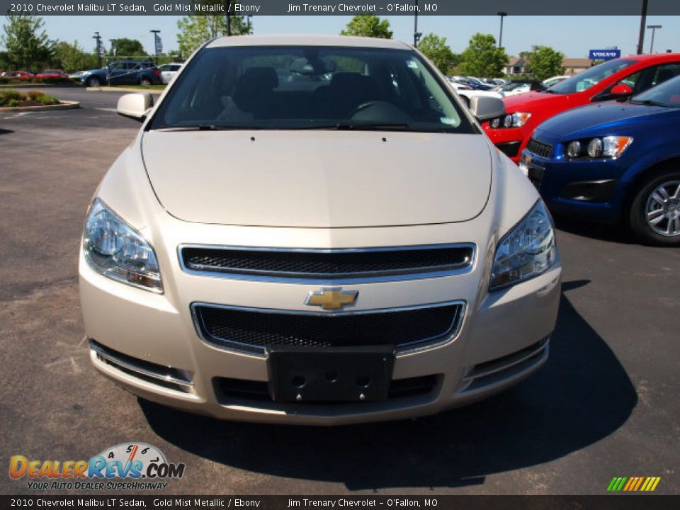 2010 Chevrolet Malibu LT Sedan Gold Mist Metallic / Ebony Photo #8