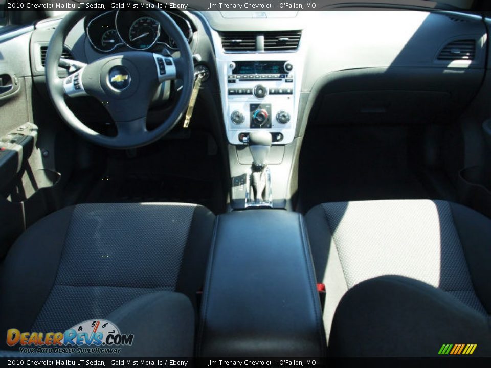 2010 Chevrolet Malibu LT Sedan Gold Mist Metallic / Ebony Photo #10