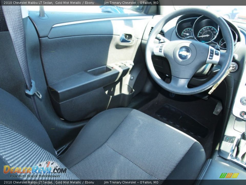 2010 Chevrolet Malibu LT Sedan Gold Mist Metallic / Ebony Photo #11