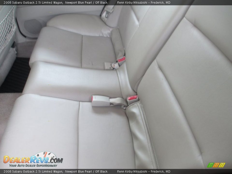 2008 Subaru Outback 2.5i Limited Wagon Newport Blue Pearl / Off Black Photo #27