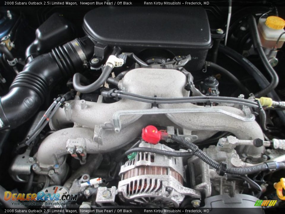 2008 Subaru Outback 2.5i Limited Wagon 2.5 Liter SOHC 16-Valve VVT Flat 4 Cylinder Engine Photo #31